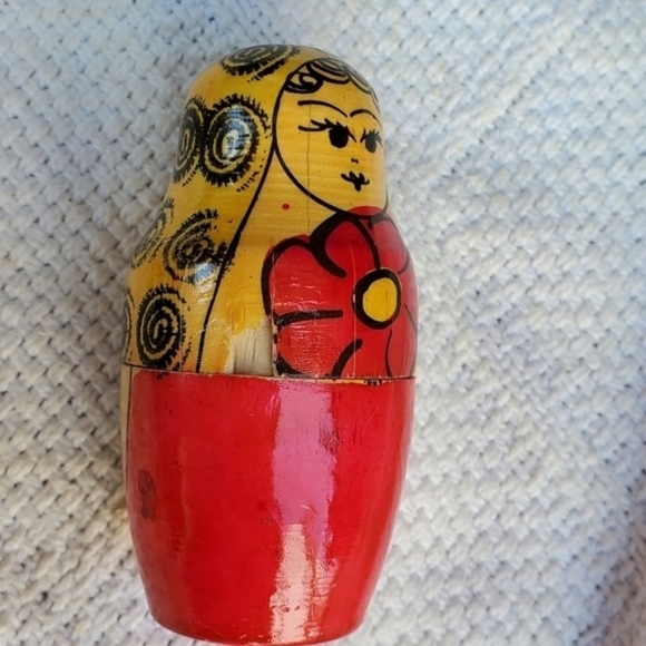 Vintage Russian Matroyska nesting dolls - Picture 4 of 6